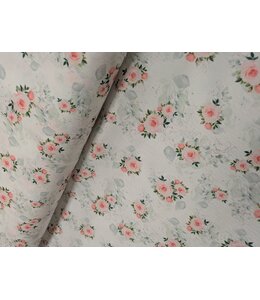 Mook Fabrics YD 144176 Wavy Crepe NFD Willow 03 Pink