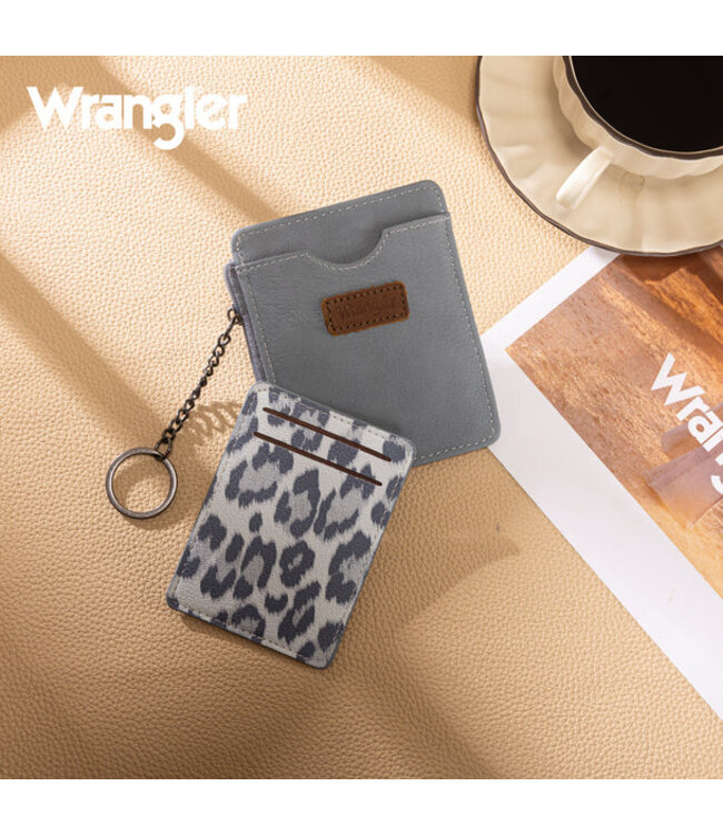 Wrangler Small Card Case Wallet Key Chain/Detachable Card Holder WG366-W118