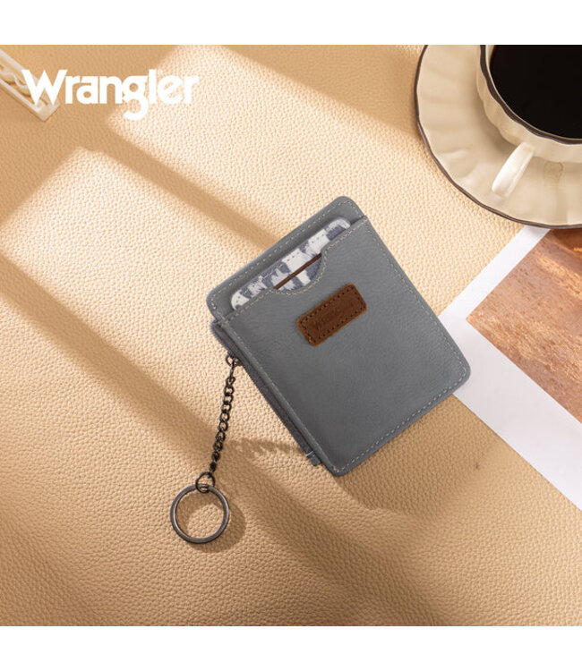 Wrangler Small Card Case Wallet Key Chain/Detachable Card Holder WG366-W118