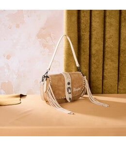 Wrangler Braided Tassel Saddle Crossbody Bag WG454-2003