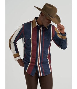 Wrangler Men's Vintage Inspired Brushpopper Western Snap Workshirt 112381998