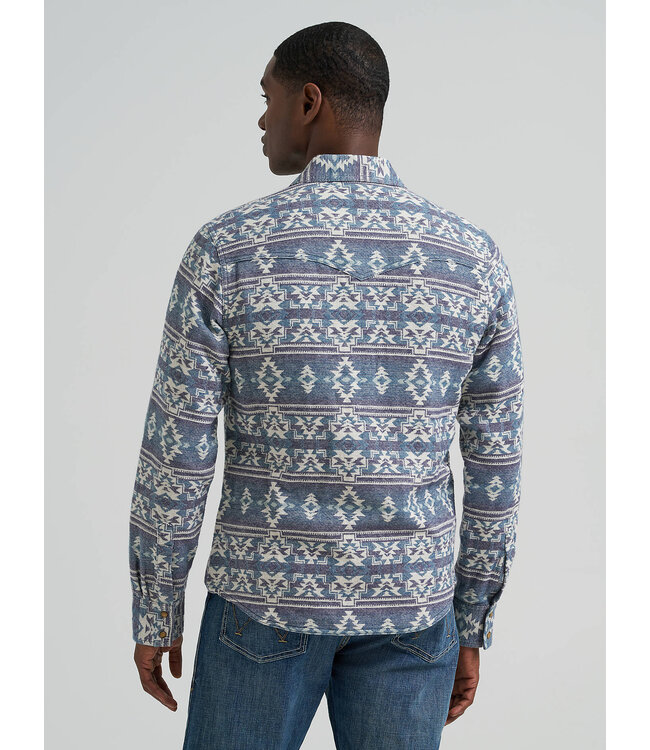 Wrangler Men's Wrangler Retro Premium Western Snap Jacquard Shirt 112381528