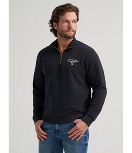 Wrangler Men's Longhorn Quarter-Zip Fleece Pullover 112379610