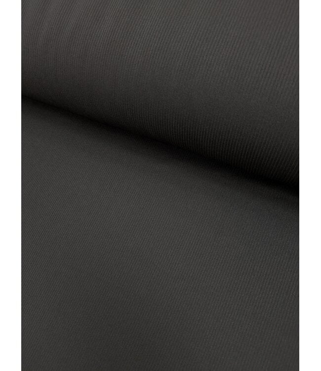 YD 12003171 322510 BK Poly /Spandex  Mini Rib Solid 15/F6