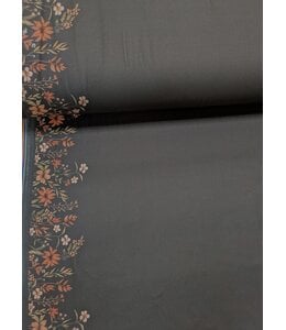 YD 12006091  572624 - BK Poly/ Spandex DBL Brushed Border Print  F6