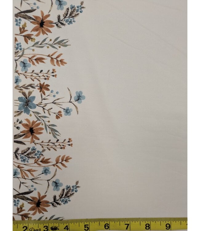 YD 12006092  572624 - TL Poly/ Spandex DBL Brushed Border Print  F6