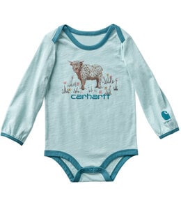 Carhartt Girl's Long-Sleeve Cow Bodysuit CA7229
