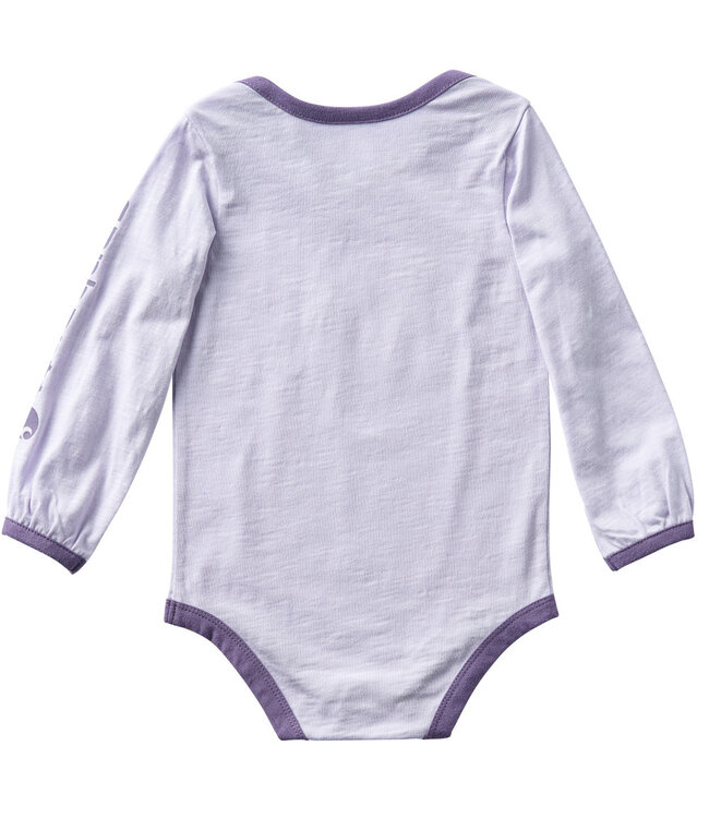 Carhartt Girl's Long-Sleeve Puppies Bodysuit CA7227