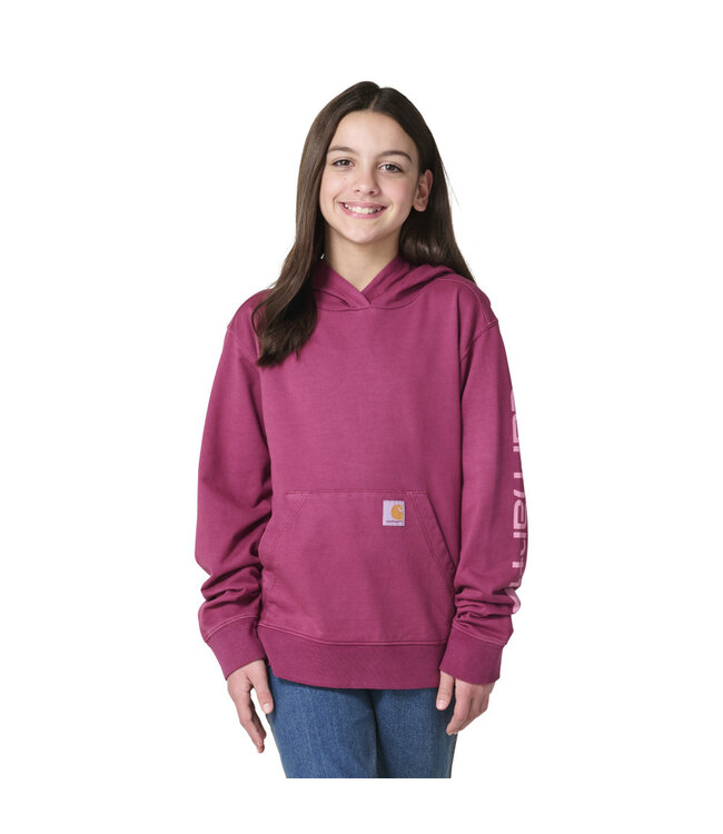 Carhartt Girl's Long-Sleeve Garment Dyed Sweatshirt CA7206