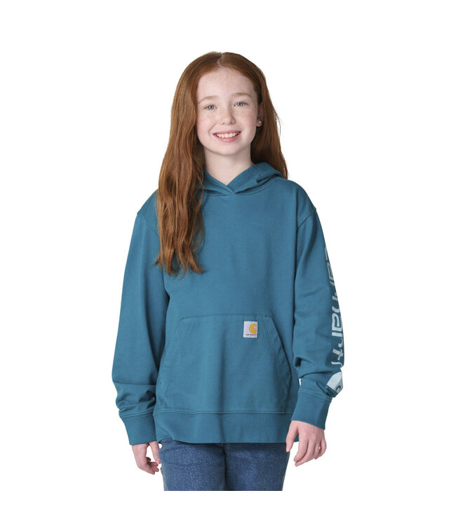 Carhartt Girl's Long-Sleeve Garment Dyed Sweatshirt CA7206