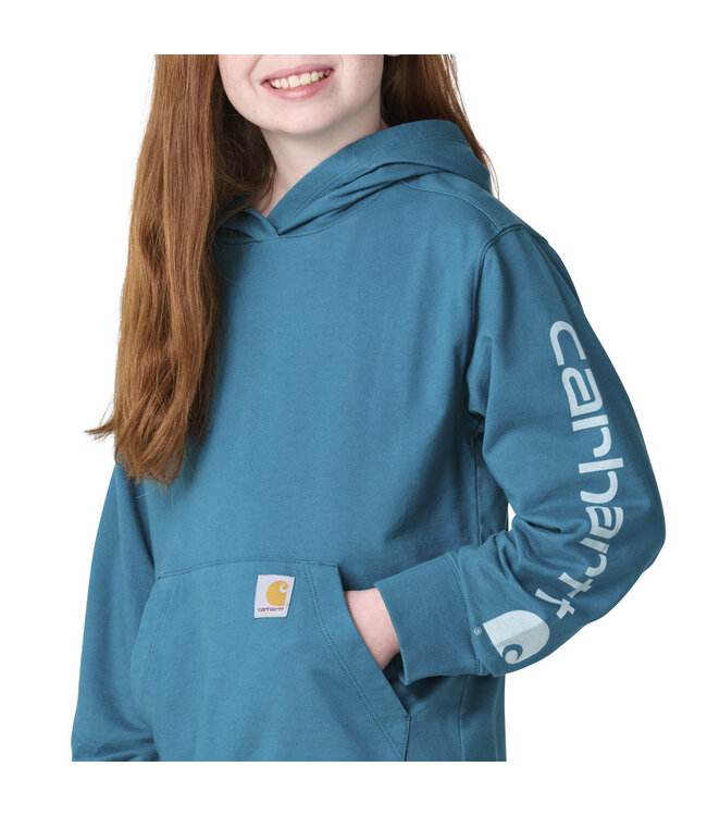Carhartt Girl's Long-Sleeve Garment Dyed Sweatshirt CA7206
