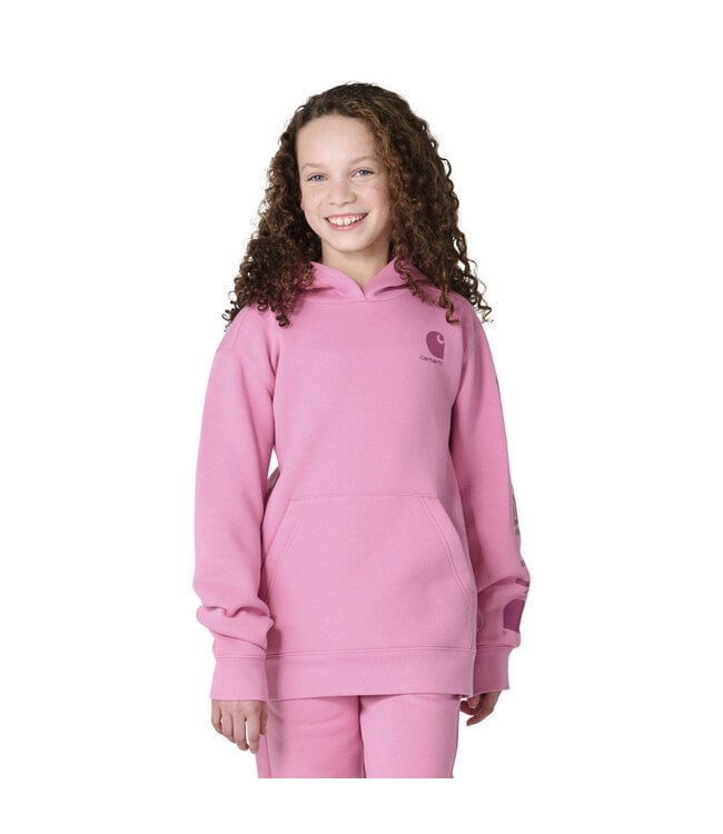 Carhartt Girl's Long-Sleeve Logo Sweatshirt CA7204