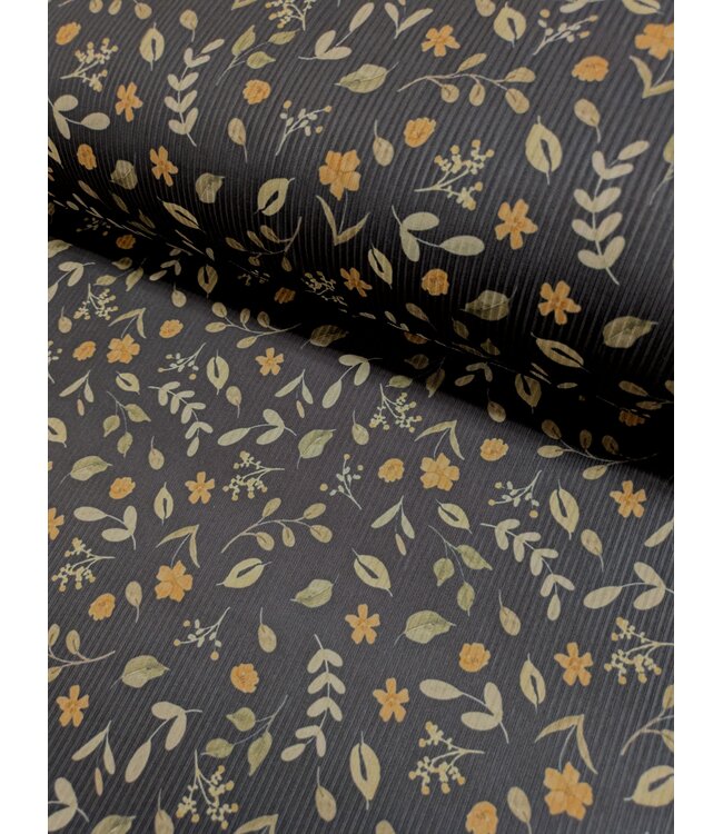 * Exclusive Design* YD FT202605233 Golden Dreams II Narrow Rib Knit