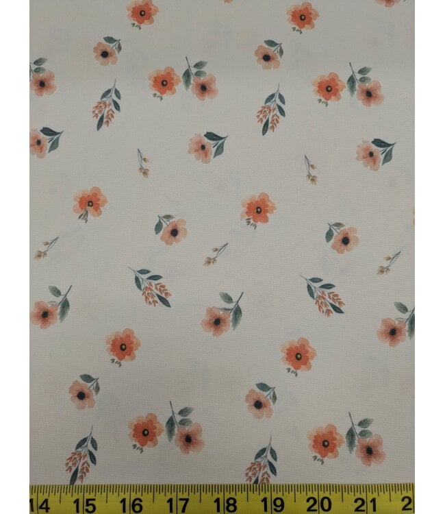 * Exclusive Design* YD FT202605240 Orange Sherbet Linen Look Poly