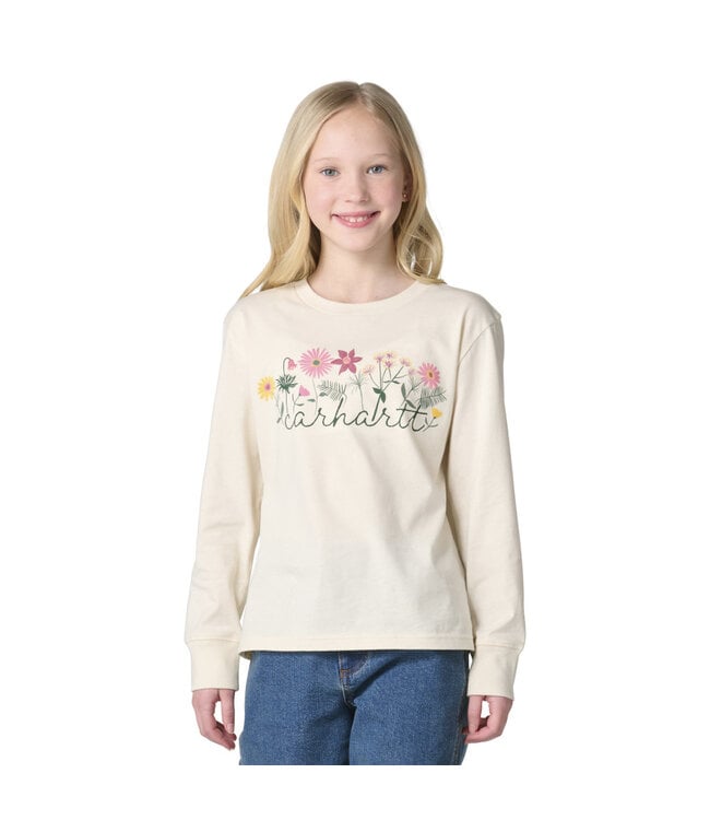 Carhartt Girl's Long-Sleeve Script T-Shirt CA7217