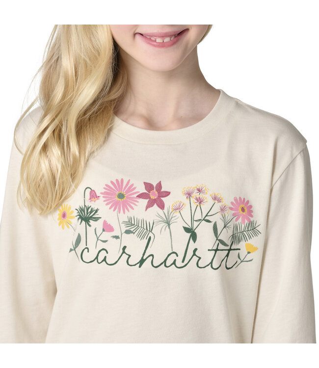 Carhartt Girl's Long-Sleeve Script T-Shirt CA7217
