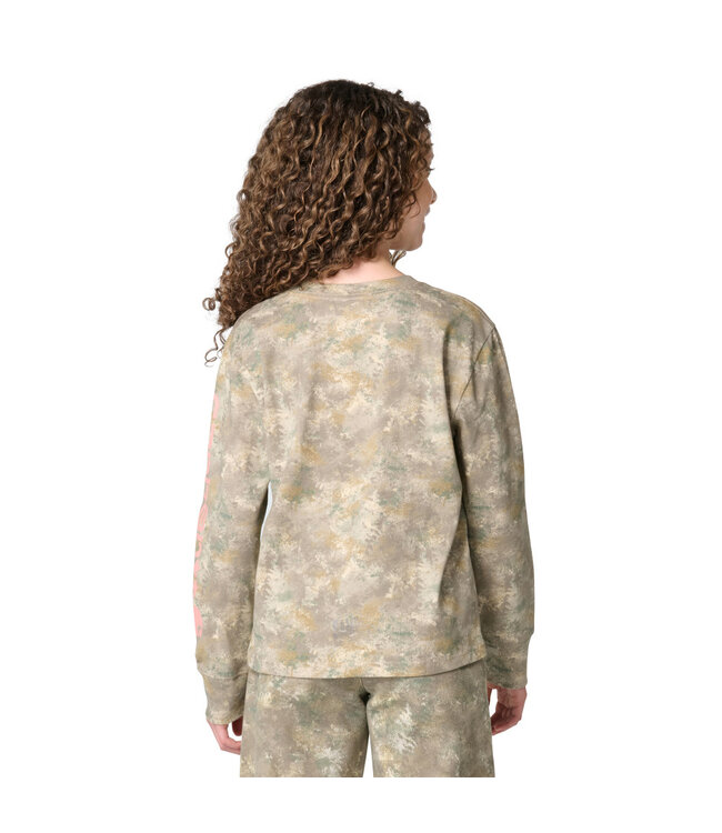 Carhartt Girl's Long-Sleeve Faded Pocket Camo T-Shirt CA7241
