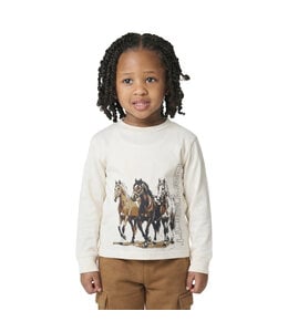 Carhartt Girl's Long-Sleeve Wild Horses T-Shirt CA7213