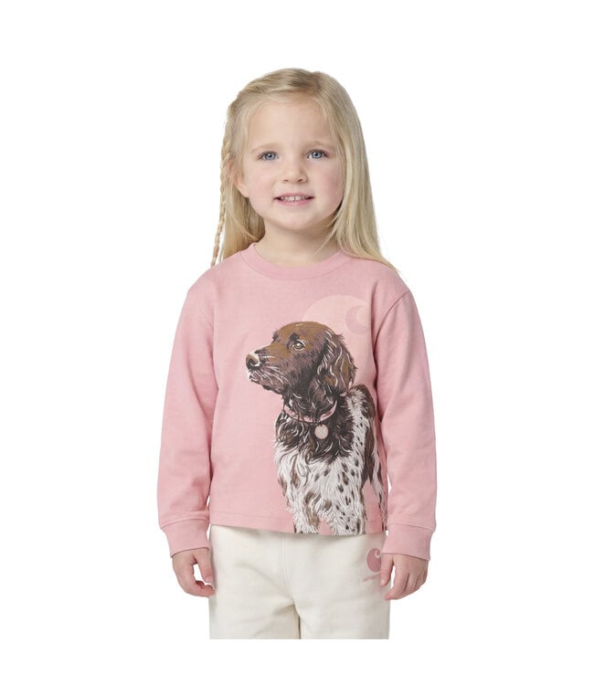 Carhartt Girl's Long-Sleeve Dog T-Shirt CA7215