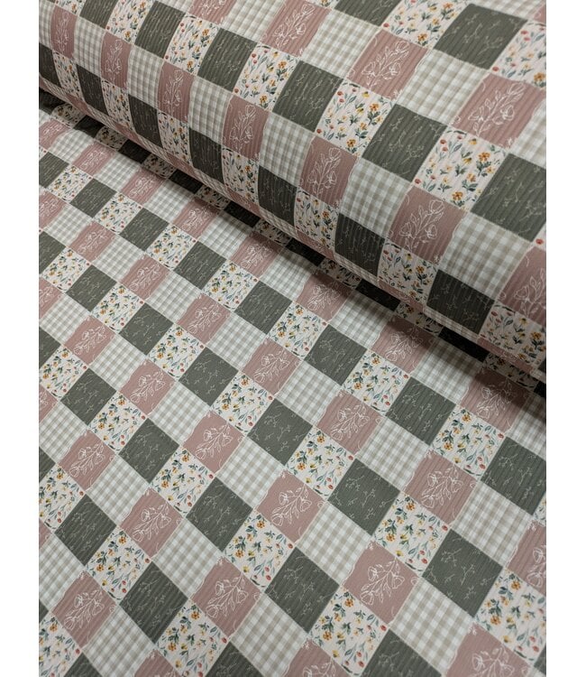 * Exclusive Design* YD FT202605516 Patchwork Narrow Rib Knit