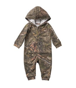 Carhartt Boy's Zip-Front Hooded Camo Coverall CM8790