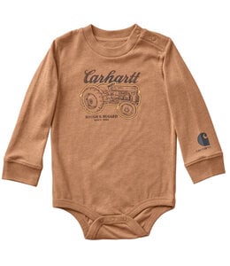 Carhartt Boy's Long-Sleeve Tractor Bodysuit CA6858