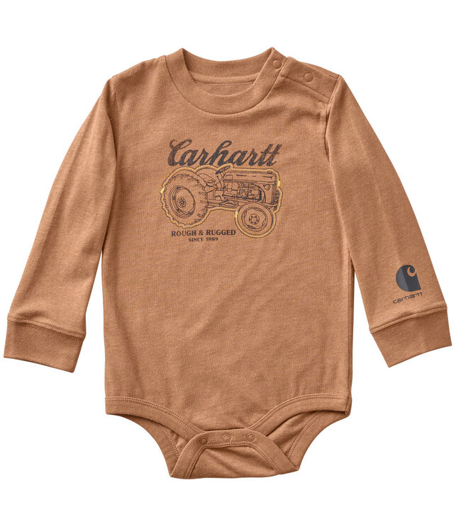 Carhartt Boy's Long-Sleeve Tractor Bodysuit CA6858