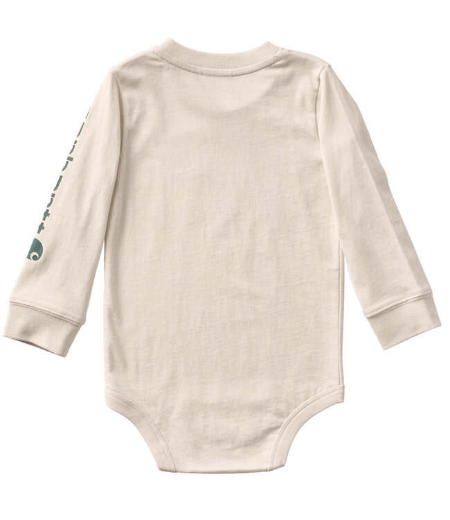 Carhartt Boy's Long-Sleeve Bear Bodysuit CA6860