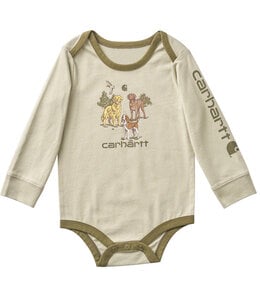 Carhartt Boy's Long-Sleeve Dog Bodysuit CA6853