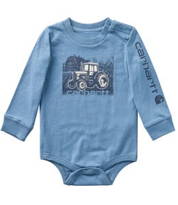 Carhartt Boy's Long-Sleeve Tractor Bodysuit CA6849