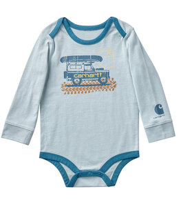 Carhartt Boy's Long-Sleeve Vehicle  Bodysuit CA6852