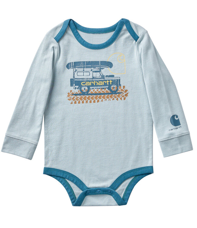 Carhartt Boy's Long-Sleeve Vehicle  Bodysuit CA6852
