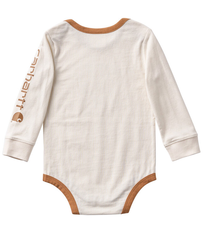 Carhartt Boy's Long-Sleeve Farm Animals Bodysuit CA6854