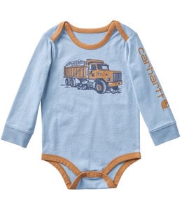 Carhartt Boy's Long-Sleeve Dump Truck Bodysuit CA6851