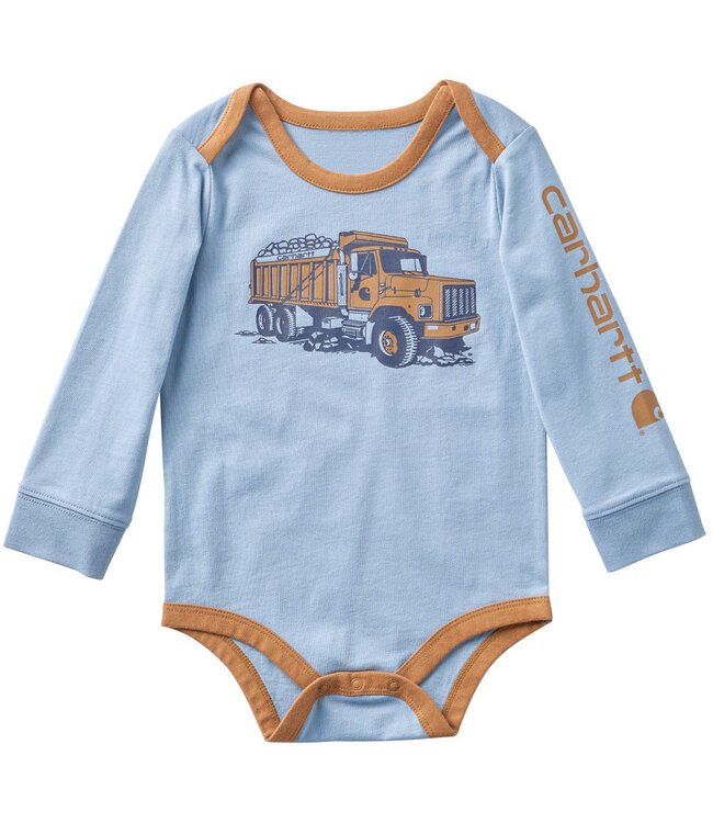 Carhartt Boy's Long-Sleeve Dump Truck Bodysuit CA6851