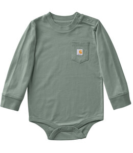 Carhartt Kid's Long-Sleeve Pocket Bodysuit CA5026