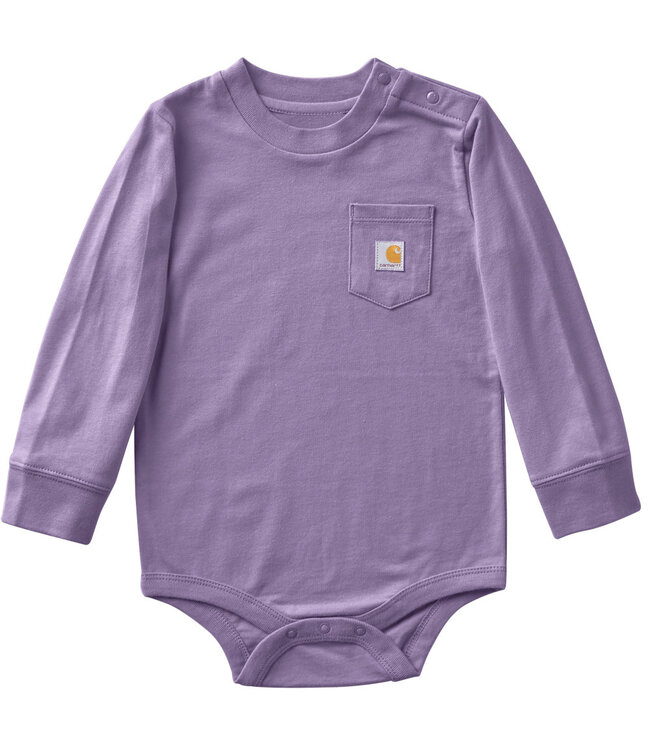 Carhartt Kid's Long-Sleeve Pocket Bodysuit CA5026