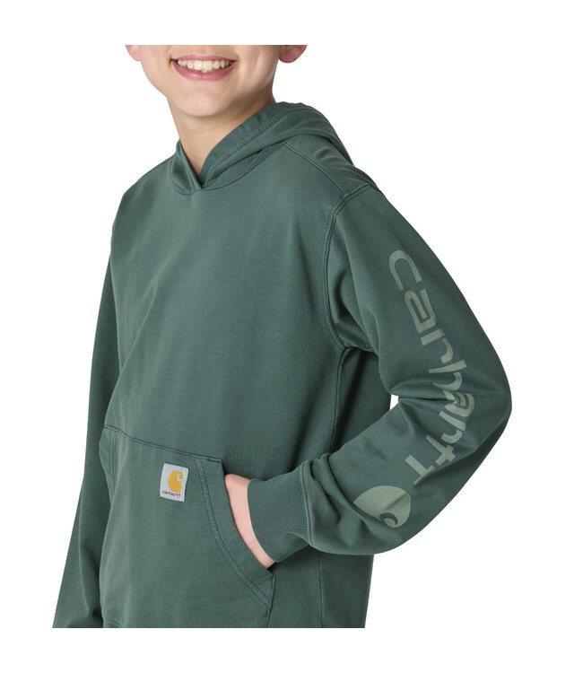 Carhartt Boy's Long-Sleeve Garment Dyed Sweatshirt CA6914
