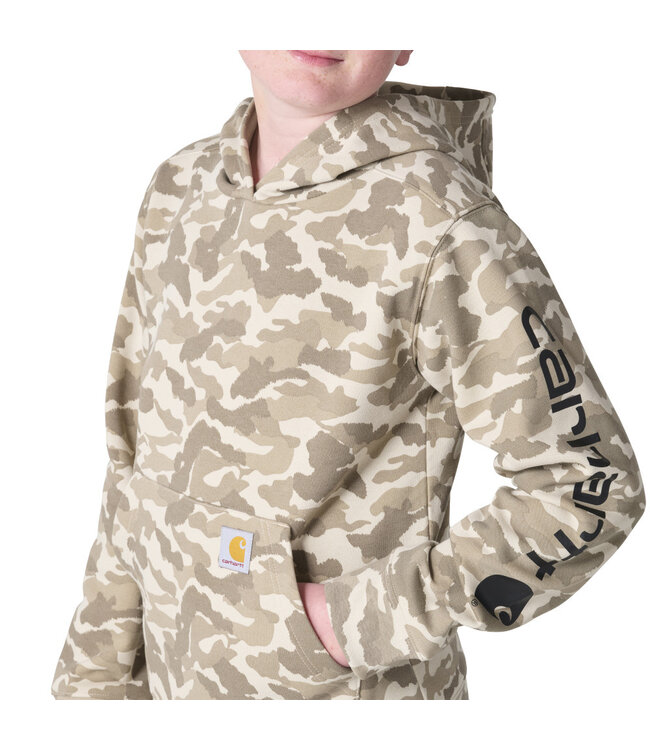 Carhartt Boy's Long-Sleeve Camo Sweatshirt CA6922