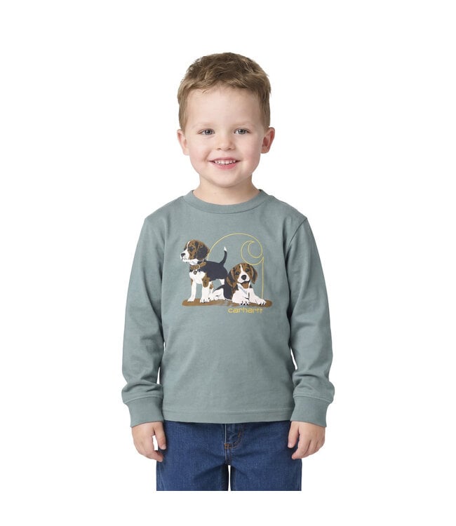 Carhartt Boy's Infant/Toddler Long-Sleeve Puppy T-Shirt CA6869
