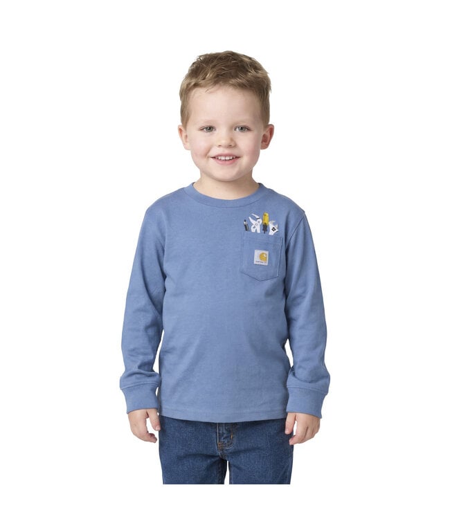 Carhartt Boy's Long-Sleeve Tool Pocket T-Shirt CA6866