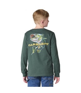 Carhartt Boy's Long-Sleeve Fishing Pocket T-Shirt CA6906