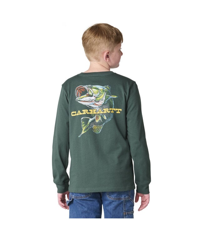 Carhartt Boy's Long-Sleeve Fishing Pocket T-Shirt CA6906