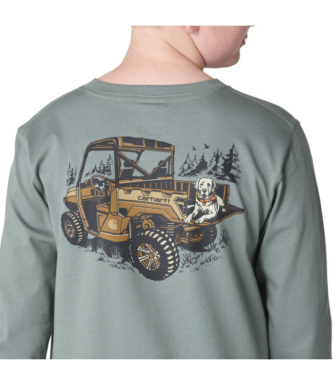 Carhartt Boy's Long-Sleeve Utility Vehicle Pocket T-Shirt CA6905