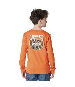 Carhartt Boy's Long-Sleeve Puppy Pocket T-Shirt CA6896
