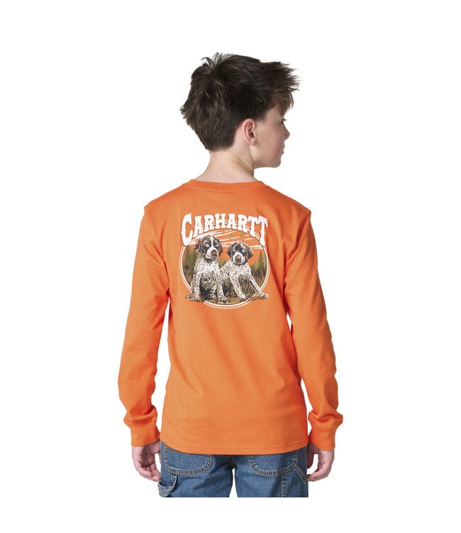 Carhartt Boy's Long-Sleeve Puppy Pocket T-Shirt CA6896