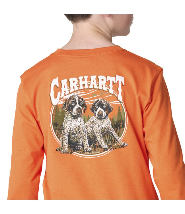 Carhartt Boy's Long-Sleeve Puppy Pocket T-Shirt CA6896
