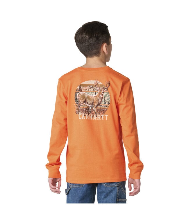 Carhartt Boy's Long-Sleeve Deer T-Shirt CA6899