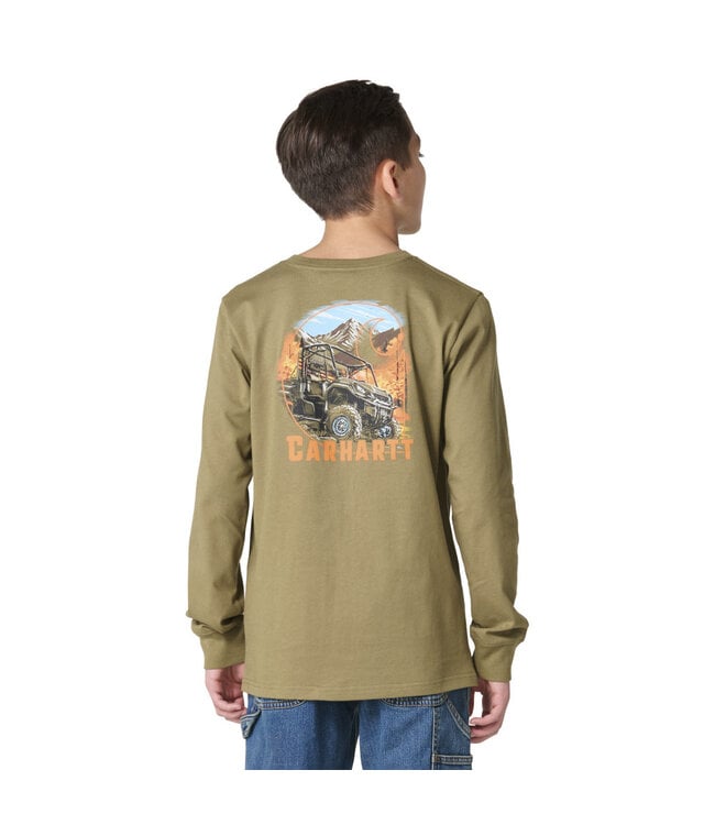 Carhartt Boy's Long-Sleeve Side by Side Pocket T-Shirt CA6898