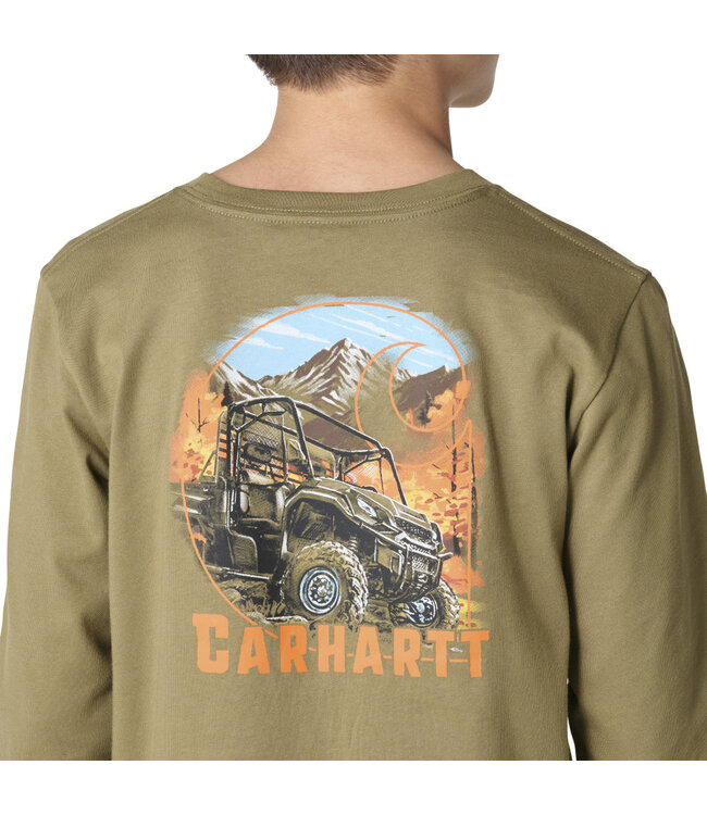 Carhartt Boy's Long-Sleeve Side by Side Pocket T-Shirt CA6898